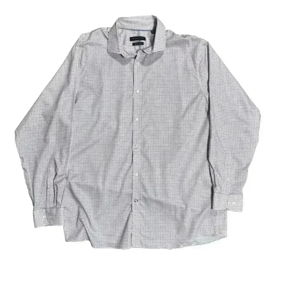 Tommy Hilfiger THFlex Long Sleeve Shirt Size 17 35/36